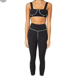 We wore what black leggings with white outline